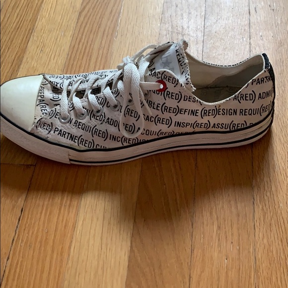 Limited Edition Converse Product Red Sneakers - Picture 3 of 7